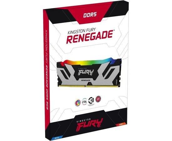 Модуль памяти для компьютера DDR5 32GB 6000 MHz Renegade RGB Kingston Fury (ex.HyperX) (KF560C32RSA-32), изображение 5 Модуль памяти для компьютера DDR5 32GB 6000 MHz Renegade RGB Kingston Fury (ex.HyperX) (KF560C32RSA-32), изображение 5