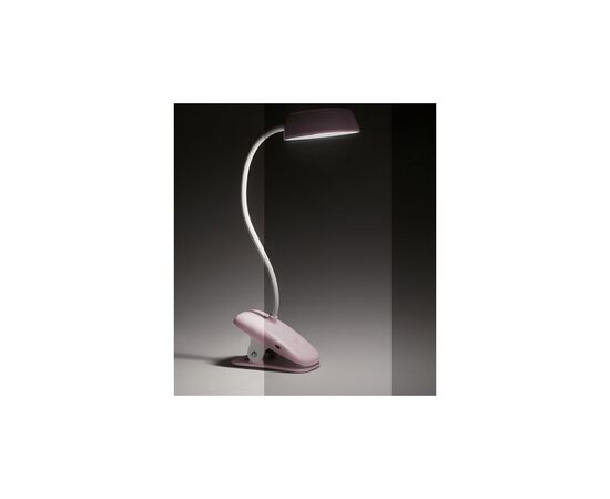 Настольная лампа Philips LED Reading Desk lamp Donutclip 3W, 4000K, 1200mAh (Lithium battery), рожевий (929003179627), изображение 2 Настольная лампа Philips LED Reading Desk lamp Donutclip 3W, 4000K, 1200mAh (Lithium battery), рожевий (929003179627), изображение 2