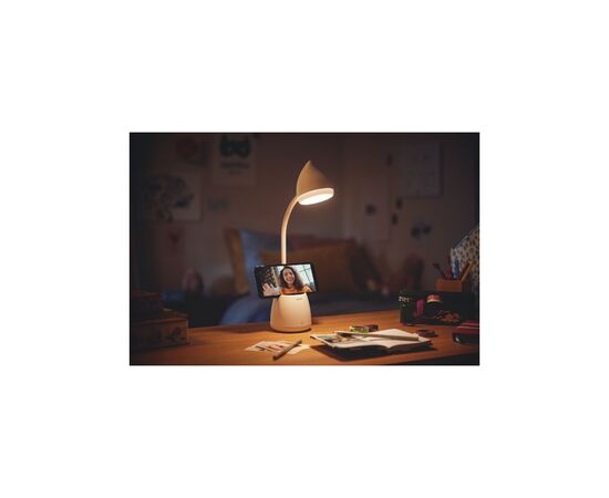 Настольная лампа Philips LED Reading Desk lamp Hat 4.5W, 3000/4000/5700K, 1800mAh (Lithium battery), білий (929003241007), изображение 2 Настольная лампа Philips LED Reading Desk lamp Hat 4.5W, 3000/4000/5700K, 1800mAh (Lithium battery), білий (929003241007), изображение 2
