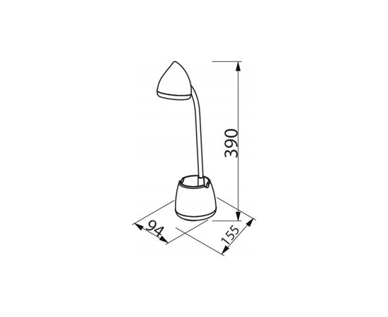 Настольная лампа Philips LED Reading Desk lamp Hat 4.5W, 3000/4000/5700K, 1800mAh (Lithium battery), білий (929003241007), изображение 5 Настольная лампа Philips LED Reading Desk lamp Hat 4.5W, 3000/4000/5700K, 1800mAh (Lithium battery), білий (929003241007), изображение 5