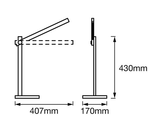 Настольная лампа LEDVANCE PANAN ALU 7W, 3000/4300/6500K, 220В, чорна (4058075321281), изображение 8