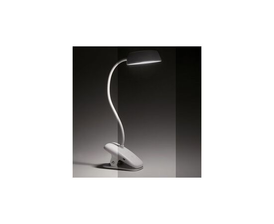 Настольная лампа Philips LED Reading Desk lamp Donutclip 3W, 4000K, 1200mAh (Lithium battery), білий (929003179727), изображение 2 Настольная лампа Philips LED Reading Desk lamp Donutclip 3W, 4000K, 1200mAh (Lithium battery), білий (929003179727), изображение 2
