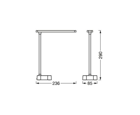 Настольная лампа LEDVANCE LED PANAN FOLD 5W 4000K (4058075747869), изображение 8 Настольная лампа LEDVANCE LED PANAN FOLD 5W 4000K (4058075747869), изображение 8