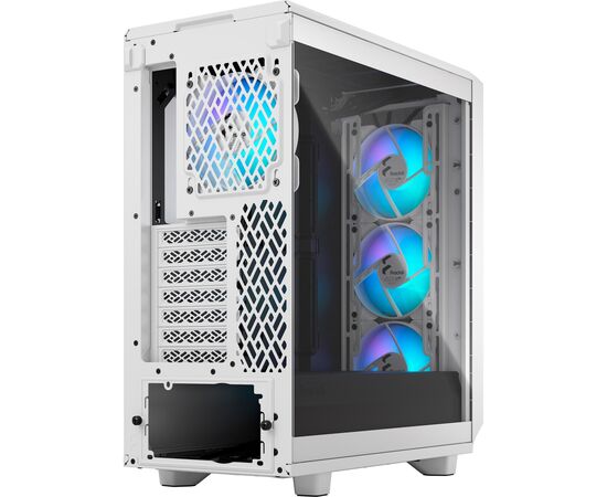 Корпус Fractal Design Meshify 2 Compact RGB White TG (FD-C-MES2C-08), изображение 9 Корпус Fractal Design Meshify 2 Compact RGB White TG (FD-C-MES2C-08), изображение 9