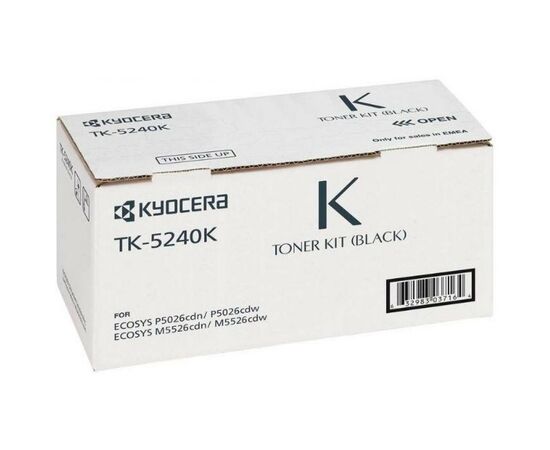 Тонер-картридж Kyocera TK-5240K Black 4K (1T02R70NL0), зображення 2 Тонер-картридж Kyocera TK-5240K Black 4K (1T02R70NL0), зображення 2