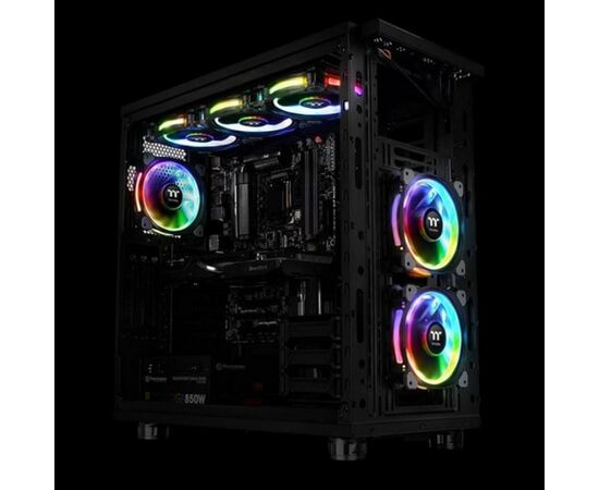 Кулер для корпуса ThermalTake Riing Plus 12 RGB Radiator Fan TT Premium Edition (3-Fan Pa (CL-F053-PL12SW-A), изображение 4 Кулер для корпуса ThermalTake Riing Plus 12 RGB Radiator Fan TT Premium Edition (3-Fan Pa (CL-F053-PL12SW-A), изображение 4
