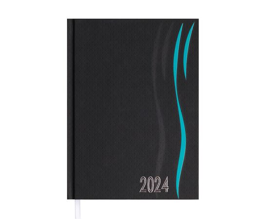 Тижневик Buromax датований 2024 WAVE A5 бірюзовий (BM.2147-06)
