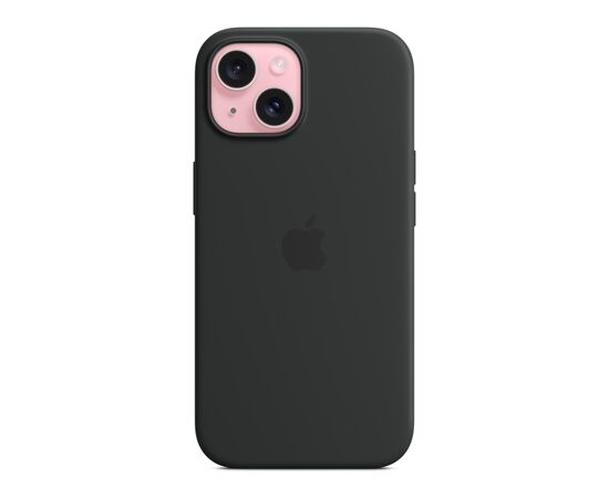 Чохол до мобільного телефона Apple iPhone 15 Silicone Case with MagSafe Black (MT0J3ZM/A), зображення 2 Чохол до мобільного телефона Apple iPhone 15 Silicone Case with MagSafe Black (MT0J3ZM/A), зображення 2