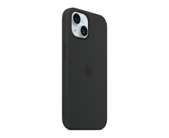Чохол до мобільного телефона Apple iPhone 15 Silicone Case with MagSafe Black (MT0J3ZM/A), зображення 6 Чохол до мобільного телефона Apple iPhone 15 Silicone Case with MagSafe Black (MT0J3ZM/A), зображення 6