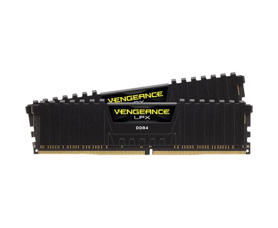 Модуль пам'яті для комп'ютера DDR4 64GB (2x32GB) 3600 MHz Vengeance LPX Black Corsair (CMK64GX4M2D3600C18), зображення 4 Модуль пам'яті для комп'ютера DDR4 64GB (2x32GB) 3600 MHz Vengeance LPX Black Corsair (CMK64GX4M2D3600C18), зображення 4