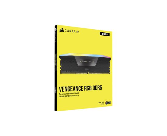 Модуль пам'яті для комп'ютера DDR5 96GB (2x48GB) 5200 MHz Vengeance RGB Black Corsair (CMH96GX5M2B5200C38), зображення 5 Модуль пам'яті для комп'ютера DDR5 96GB (2x48GB) 5200 MHz Vengeance RGB Black Corsair (CMH96GX5M2B5200C38), зображення 5