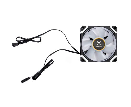 Кулер для корпуса Vinga RGB fan-08, изображение 2 Кулер для корпуса Vinga RGB fan-08, изображение 2