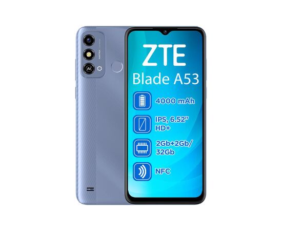 Мобильный телефон ZTE Blade A53 2/32GB Blue