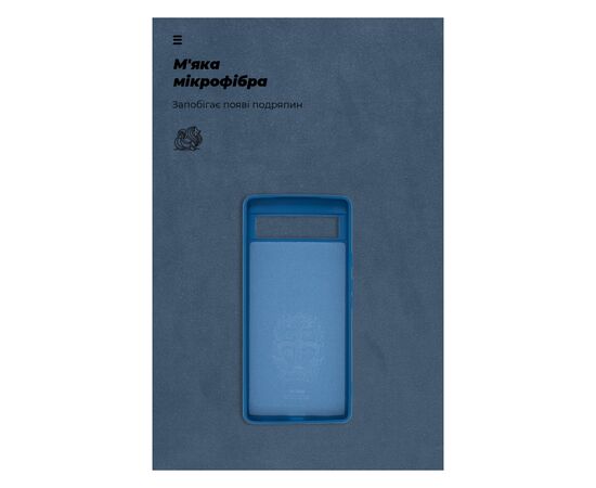 Чехол для мобильного телефона Armorstandart ICON Case Google Pixel 6a Blue (ARM70908), изображение 4 Чехол для мобильного телефона Armorstandart ICON Case Google Pixel 6a Blue (ARM70908), изображение 4