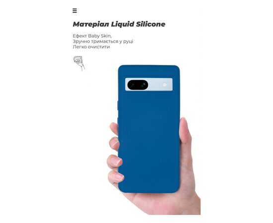 Чохол до мобільного телефона Armorstandart ICON Case Google Pixel 7a Blue (ARM70909), зображення 7 Чохол до мобільного телефона Armorstandart ICON Case Google Pixel 7a Blue (ARM70909), зображення 7