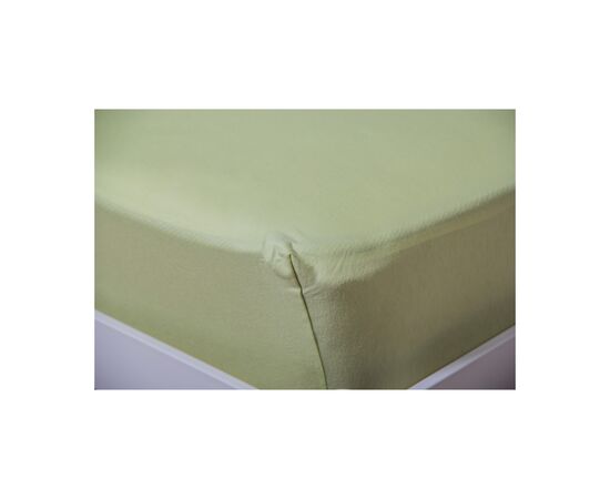 Простынь Billerbeck трикотажная на резинке бледно-зеленая 100х200 см (1671-Е29), изображение 2 Простынь Billerbeck трикотажная на резинке бледно-зеленая 100х200 см (1671-Е29), изображение 2