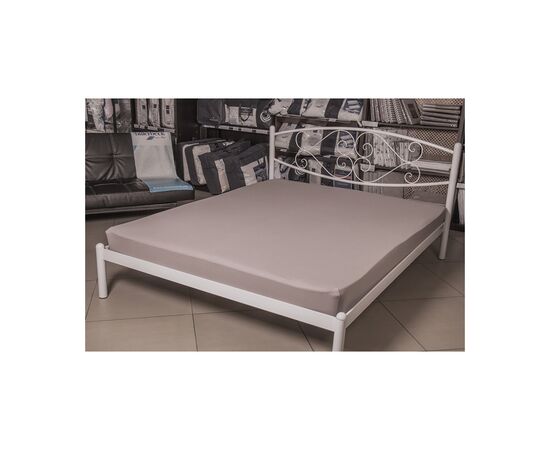 Простирадло Billerbeck трикотажне на резинці платиновий 100х200 см (1671-Е43), зображення 2