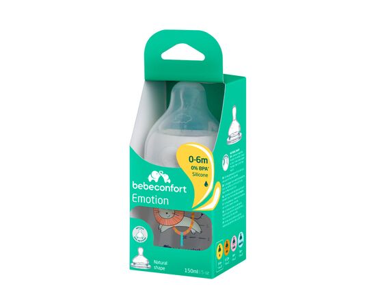 Бутылочка для кормления Bebe Confort Emotion, 150 мл, 0-6 мес (белая) (3102201960), изображение 3 Бутылочка для кормления Bebe Confort Emotion, 150 мл, 0-6 мес (белая) (3102201960), изображение 3