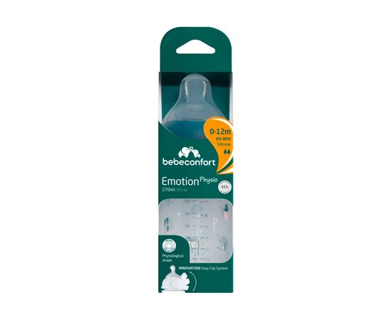 Бутылочка для кормления Bebe Confort EMOTION PHYSIO Urban Garden, 270 мл (синяя) (3102209130), изображение 2 Бутылочка для кормления Bebe Confort EMOTION PHYSIO Urban Garden, 270 мл (синяя) (3102209130), изображение 2