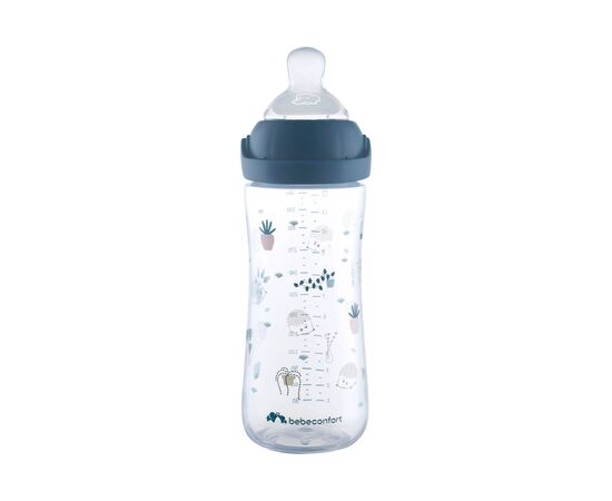 Пляшечка для годування Bebe Confort EMOTION PHYSIO Urban Garden, 360 мл (синя) (3102209170)