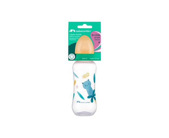 Бутылочка для кормления Bebe Confort PP с силиконовой, 240 мл, 0-12 мес (Little Buddies) (3102202080), изображение 3 Бутылочка для кормления Bebe Confort PP с силиконовой, 240 мл, 0-12 мес (Little Buddies) (3102202080), изображение 3