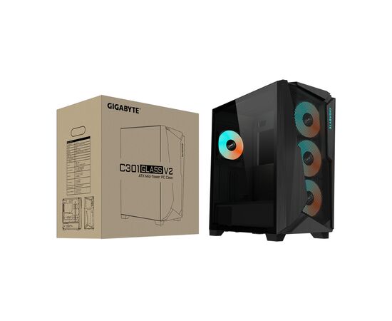 Корпус GIGABYTE C301 GLASS V2, изображение 8 Корпус GIGABYTE C301 GLASS V2, изображение 8