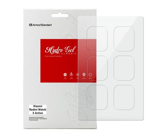 Плівка захисна Armorstandart Xiaomi Redmi Watch 3 Active 6 pcs (ARM70648)
