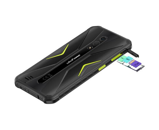 Мобільний телефон Ulefone Armor X12 3/32Gb Black Green (6937748735632), зображення 4