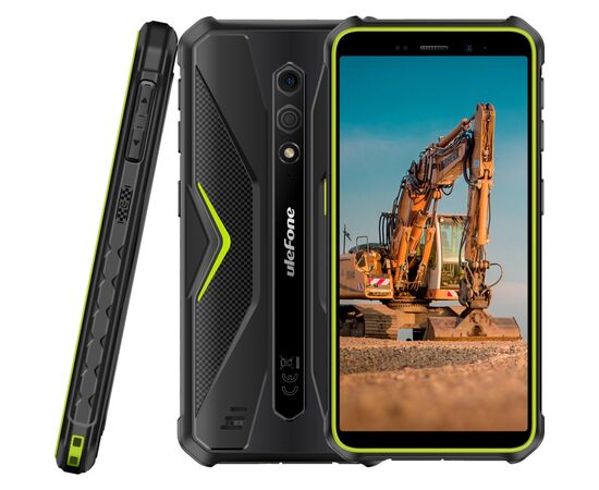 Мобільний телефон Ulefone Armor X12 3/32Gb Black Green (6937748735632), зображення 5