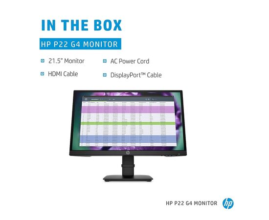 Монитор HP P22 G4 (1A7E4AA), изображение 6 Монитор HP P22 G4 (1A7E4AA), изображение 6