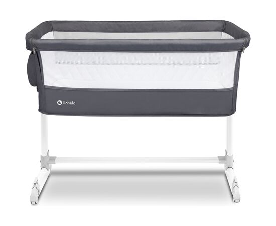 Кроватка Lionelo приставная Theo Dark Grey (LO-THEO DARK GREY), изображение 2 Кроватка Lionelo приставная Theo Dark Grey (LO-THEO DARK GREY), изображение 2