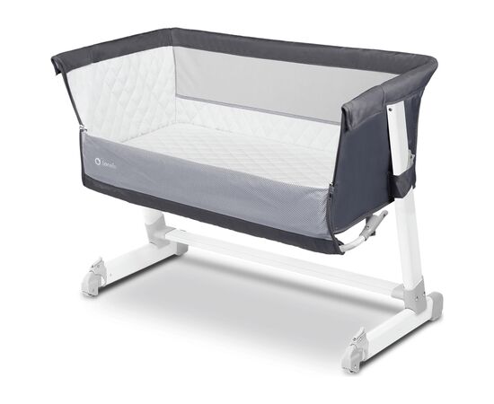 Кроватка Lionelo приставная Theo Dark Grey (LO-THEO DARK GREY), изображение 3 Кроватка Lionelo приставная Theo Dark Grey (LO-THEO DARK GREY), изображение 3