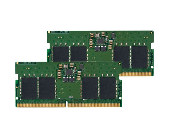 Модуль пам'яті для ноутбука SoDIMM DDR5 32GB (2x16GB) 4800 MHz Kingston (KVR48S40BS8K2-32)