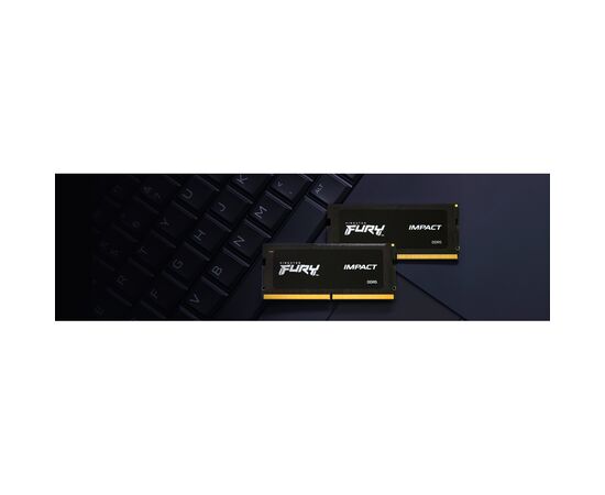 Модуль памяти для ноутбука SoDIMM DDR5 16GB 5600 MHz Impact Kingston Fury (ex.HyperX) (KF556S40IB-16), изображение 2 Модуль памяти для ноутбука SoDIMM DDR5 16GB 5600 MHz Impact Kingston Fury (ex.HyperX) (KF556S40IB-16), изображение 2