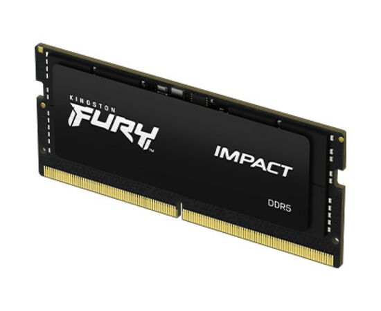 Модуль памяти для ноутбука SoDIMM DDR5 16GB 5600 MHz Impact Kingston Fury (ex.HyperX) (KF556S40IB-16), изображение 3 Модуль памяти для ноутбука SoDIMM DDR5 16GB 5600 MHz Impact Kingston Fury (ex.HyperX) (KF556S40IB-16), изображение 3
