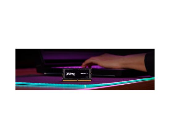 Модуль памяти для ноутбука SoDIMM DDR5 16GB 5600 MHz Impact Kingston Fury (ex.HyperX) (KF556S40IB-16), изображение 4 Модуль памяти для ноутбука SoDIMM DDR5 16GB 5600 MHz Impact Kingston Fury (ex.HyperX) (KF556S40IB-16), изображение 4