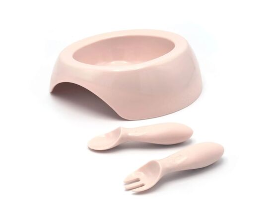 Набор детской посуды Difrax мисочка, вилка и ложка (Clay) (7342 Clay), изображение 6 Набор детской посуды Difrax мисочка, вилка и ложка (Clay) (7342 Clay), изображение 6