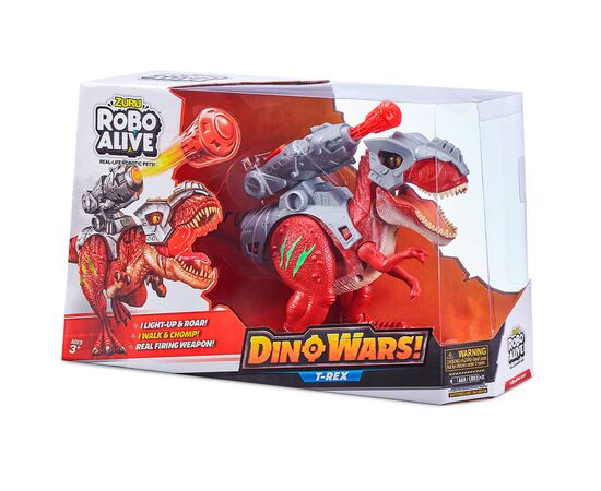 Интерактивная игрушка Pets & Robo Alive Боевой Тиранозавр (7132), изображение 5 Интерактивная игрушка Pets & Robo Alive Боевой Тиранозавр (7132), изображение 5