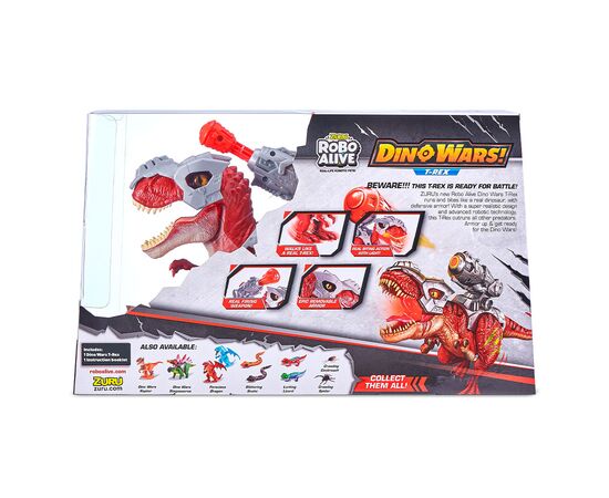 Интерактивная игрушка Pets & Robo Alive Боевой Тиранозавр (7132), изображение 6 Интерактивная игрушка Pets & Robo Alive Боевой Тиранозавр (7132), изображение 6