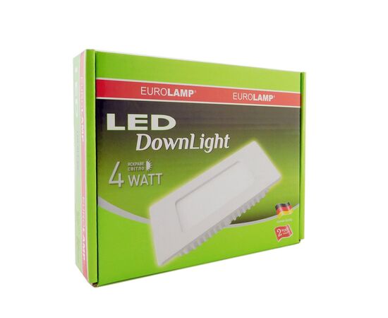 Светильник Eurolamp Downlight 4W 4000K (LED-DLS-4/4), изображение 3 Светильник Eurolamp Downlight 4W 4000K (LED-DLS-4/4), изображение 3
