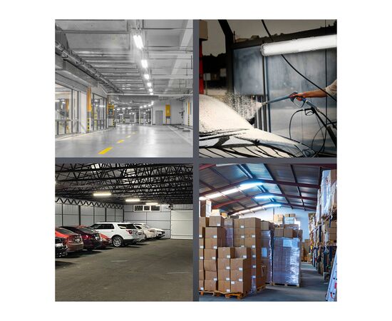 Светильник Electrum RAY-36 PC/PC IP65 (під LED T8) (B-LW-1508), изображение 7