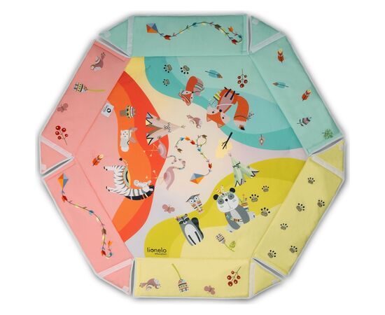 Детский коврик Lionelo Jenny Multicolor (LOE-JENNY MULTICOLOR), изображение 4 Детский коврик Lionelo Jenny Multicolor (LOE-JENNY MULTICOLOR), изображение 4