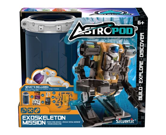 Игровой набор Astropod с фигуркой – Миссия Двигайся в экзоскелете (80334)