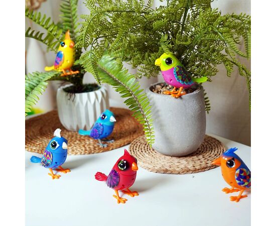 Інтерактивна іграшка DigiBirds пташка - Червоний кардинал (88603), зображення 6 Інтерактивна іграшка DigiBirds пташка - Червоний кардинал (88603), зображення 6
