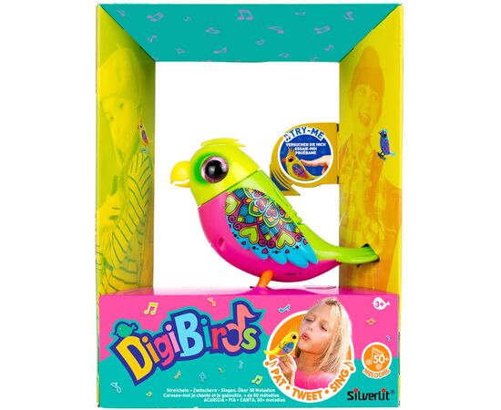 Интерактивная игрушка DigiBirds птичка - Неразлучник (88602)
