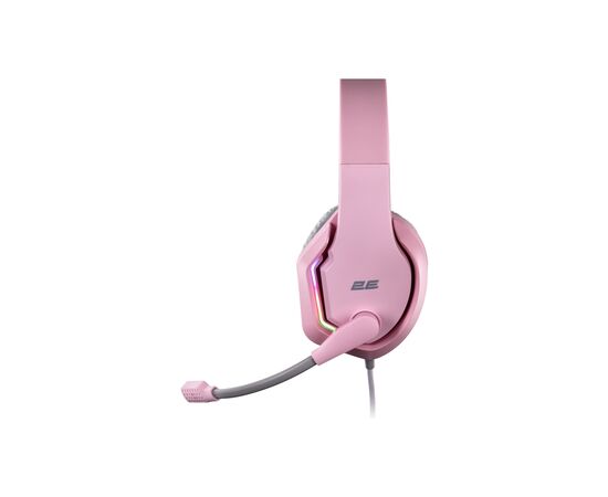 Наушники 2E Gaming HG315 RGB USB 7.1 Pink (2E-HG315PK-7.1), изображение 6 Наушники 2E Gaming HG315 RGB USB 7.1 Pink (2E-HG315PK-7.1), изображение 6