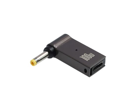 Переходник USB-C to DC 5.5x2.5mm 100W ХОКО (XK-DC-C-5.5-2.5), изображение 2 Переходник USB-C to DC 5.5x2.5mm 100W ХОКО (XK-DC-C-5.5-2.5), изображение 2