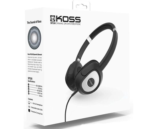 Наушники Koss SP330 On-Ear (186230.101), изображение 2 Наушники Koss SP330 On-Ear (186230.101), изображение 2