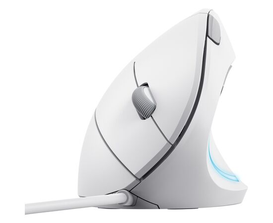 Мышка Trust Verto Ergonomic USB White (25133), изображение 2 Мышка Trust Verto Ergonomic USB White (25133), изображение 2