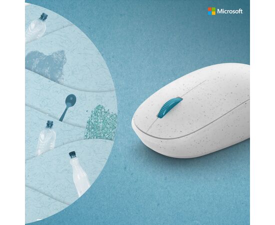 Мышка Microsoft Ocean Plastic Bluetooth White (I38-00009), изображение 10 Мышка Microsoft Ocean Plastic Bluetooth White (I38-00009), изображение 10